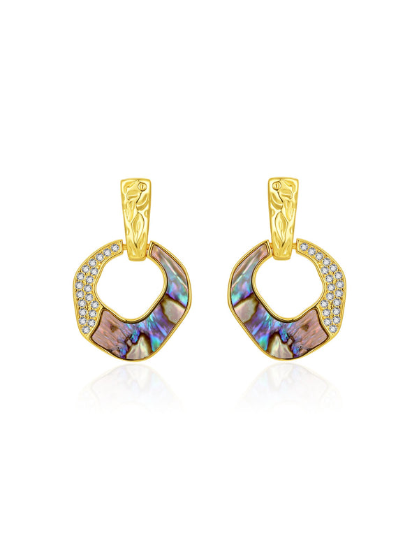 ABALONE SHELL EARRINGS