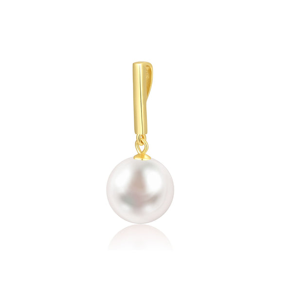 11-12mm NATURAL PEARL WITH S925 SILVER PENDANT