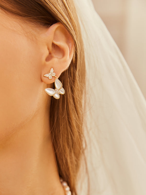 BUTTERFLY COLLECTION-WEDDING EARRINGS
